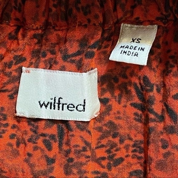 Wilfred Aritzia Promener Women's Floral Off The Shoulder Blouse XS - Picture 2 of 8